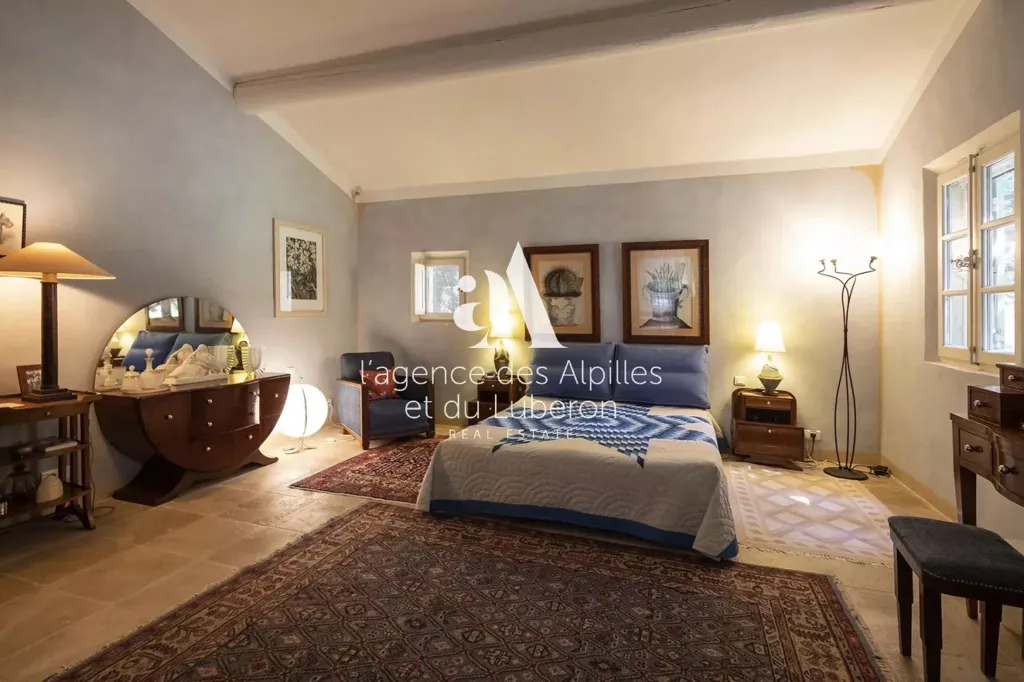 Bedrooms - Authentic Stone Mas with Pool near Avignon TGV