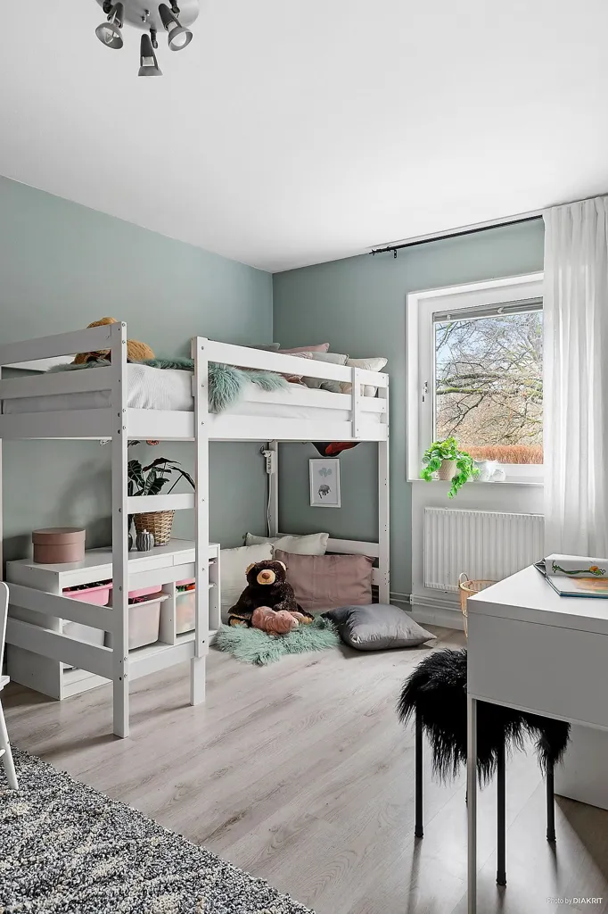 Bedrooms - Bungalow-Style Flat with Large Terrace in Olseröd