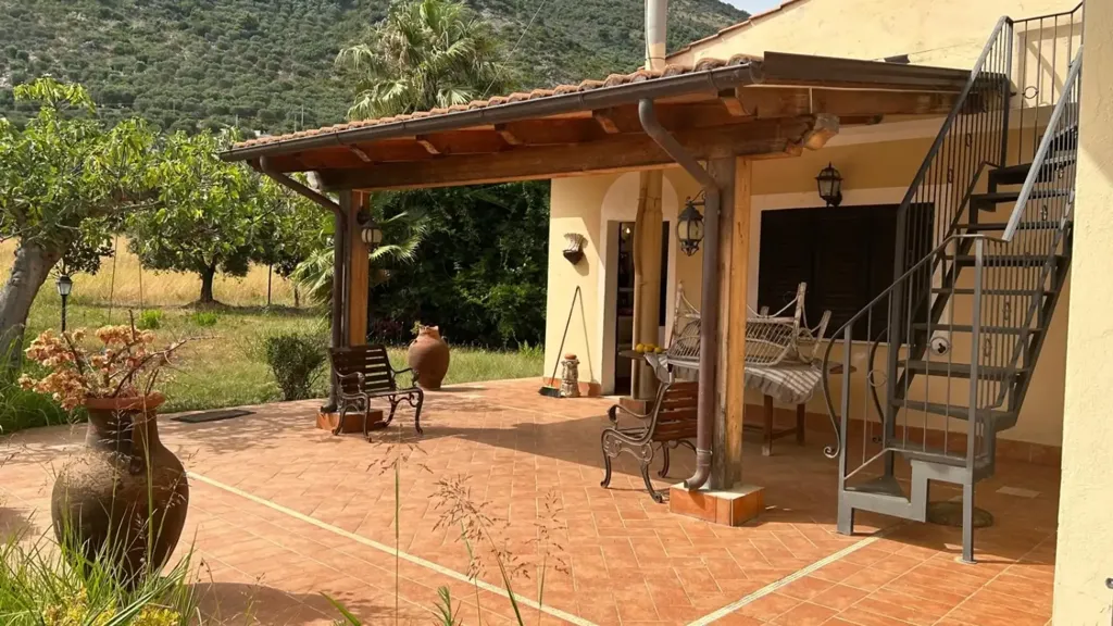Terrasse - Villa with Sea View in Terracina