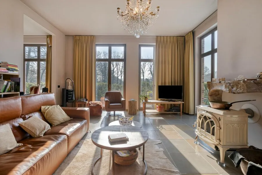 Séjour - Maison Unique dans les Bois de Wingene