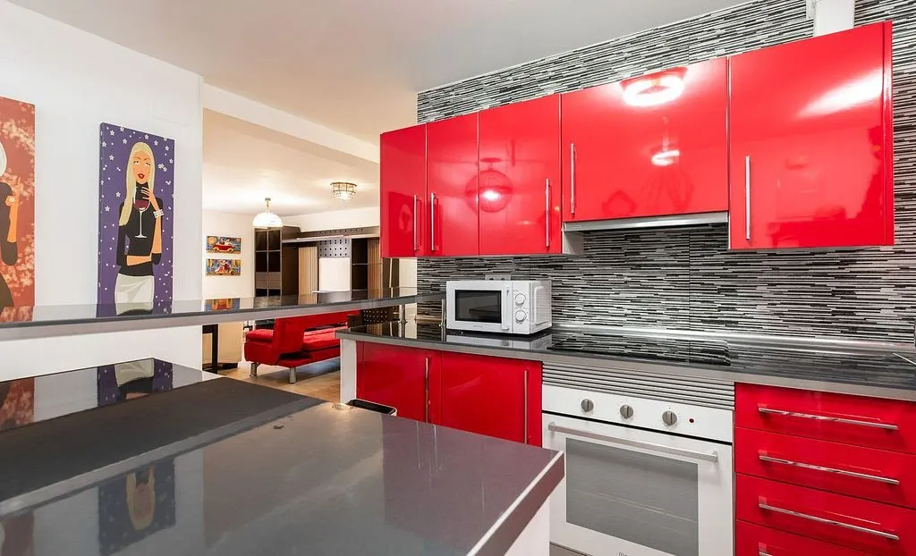 Cucina - Reformado Flat with South Orientation in Oviedo