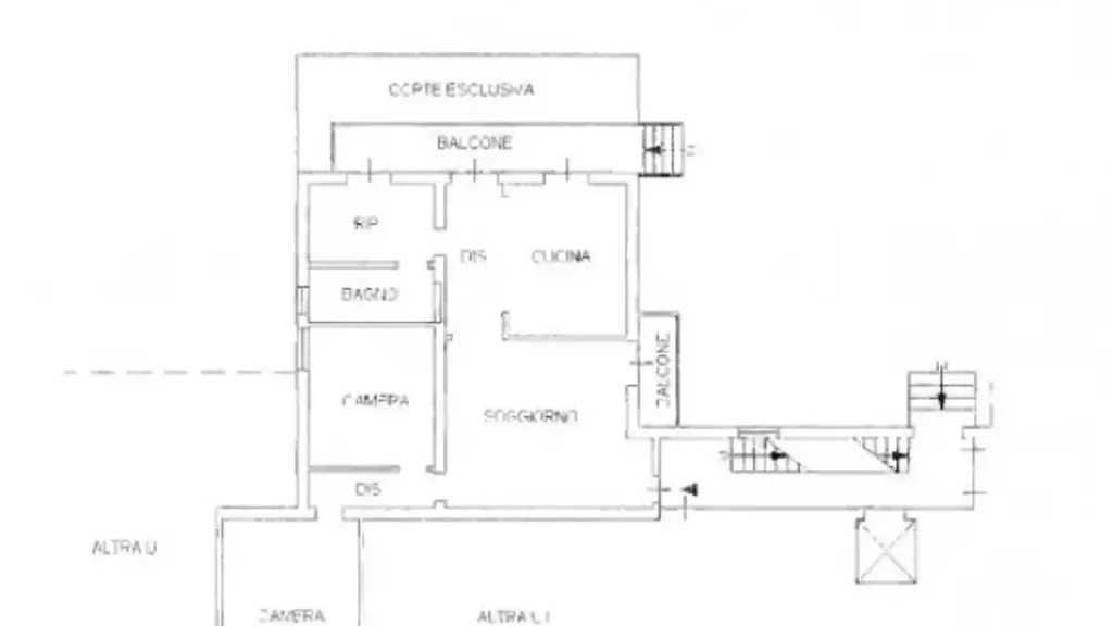 Plaan - Rustic-Style Apartment with Private Garden in Imola