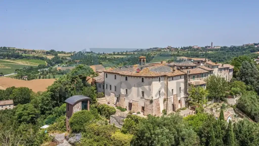 Õhuvaade - Renaissance Castle with Pool in Todi