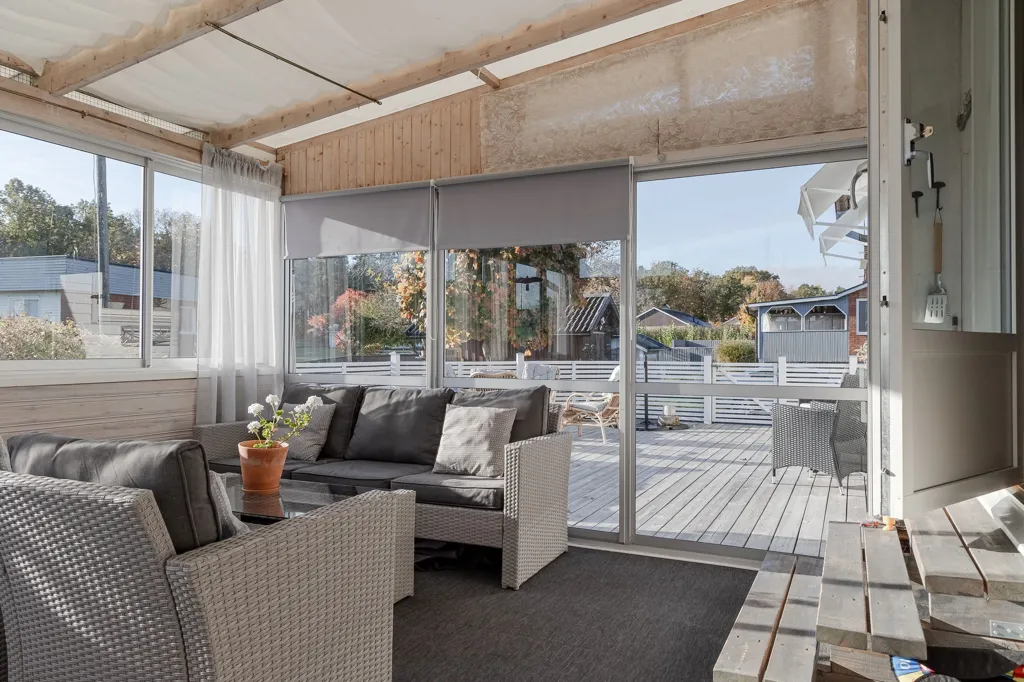 Terrasse - 1-Storey Villa with Terrace in Fliseryd