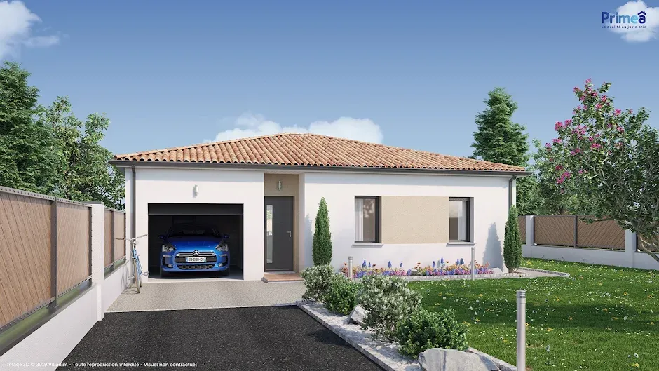 New 4-Piece House with Garden in Scorbé-Clairvaux