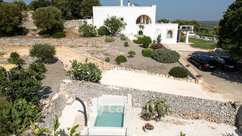 Vue aérienne - Rustic Masseria with Pool in Ostuni