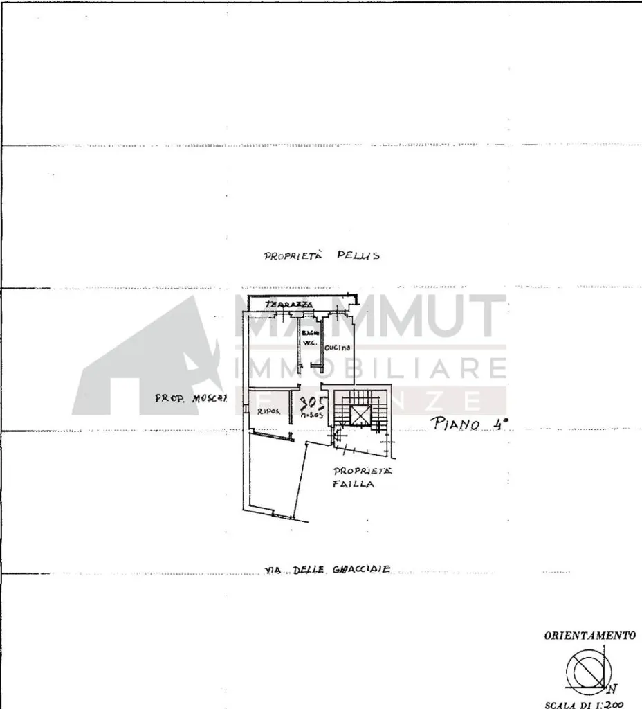 Plan - 4-Bed Apartment with Balcony in Florence