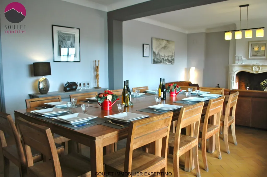 Salle à manger - Grande Maison en Pierre avec Logement Séparé à Bédoin
