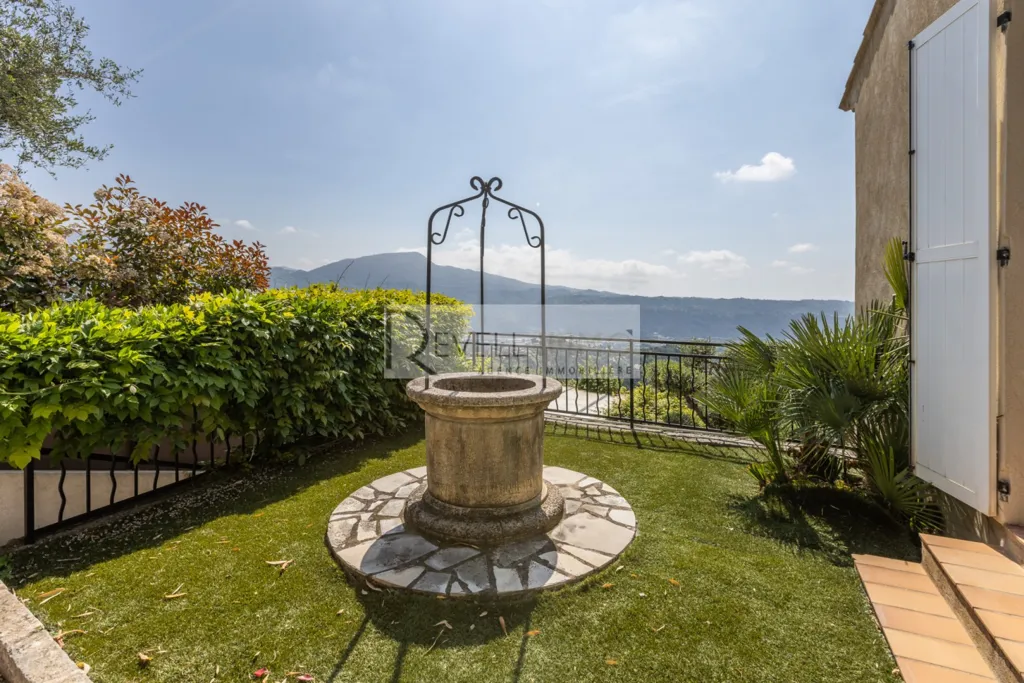 Jardin - Maison de Maître avec Piscine et Vue Panoramique à Antibes