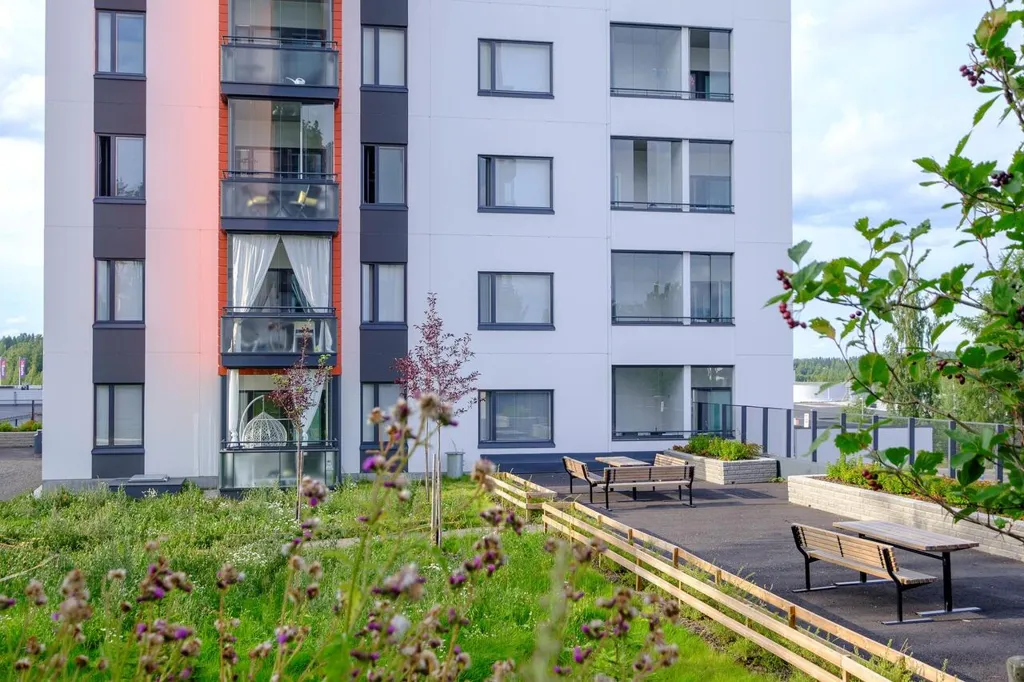 Vue aérienne - Affordable Apartment with Balcony in Jyväskylä
