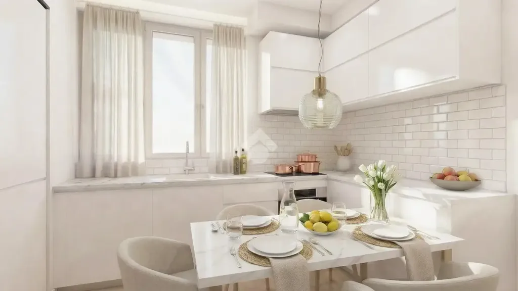 Köök - Retrofitted Apartment with Ascender in Florence