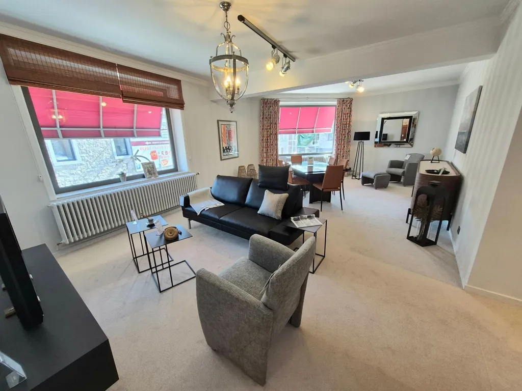 Living Room - Commercial Property with Loft in Mettet