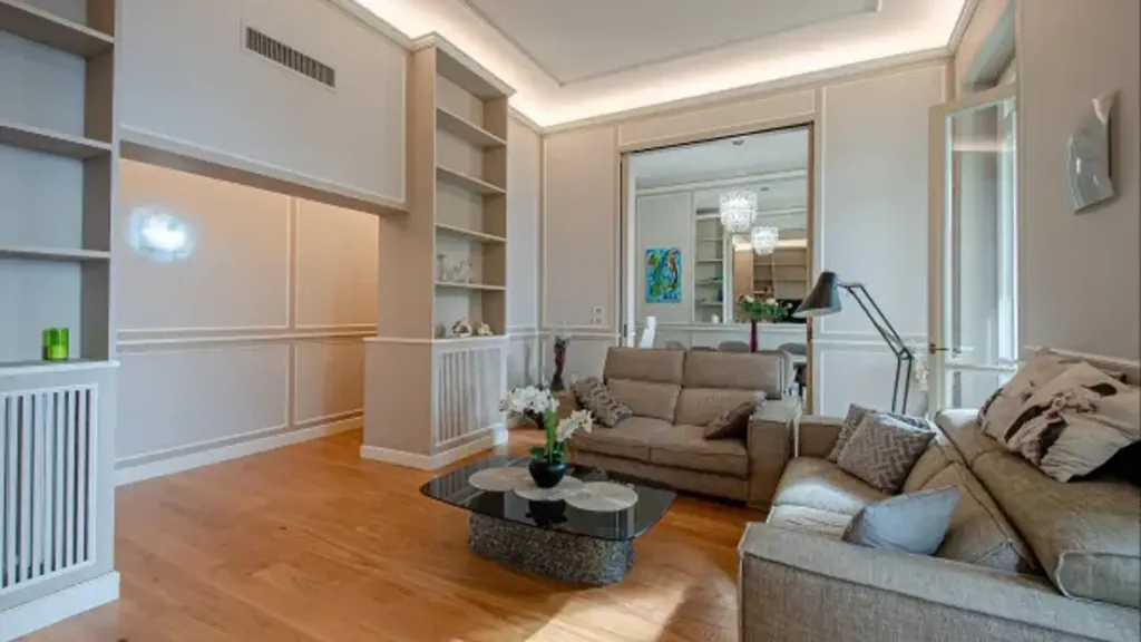 Living Room - Luxury Flat with Sea View in Bordighera