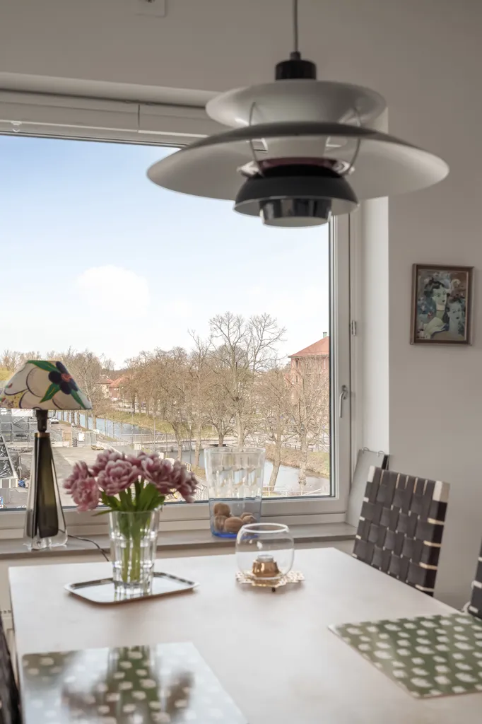 Söögituba - Apartment with Balcony in Central Kristianstad