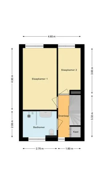 Plan - Maisonnette with Garden View in Linschoten