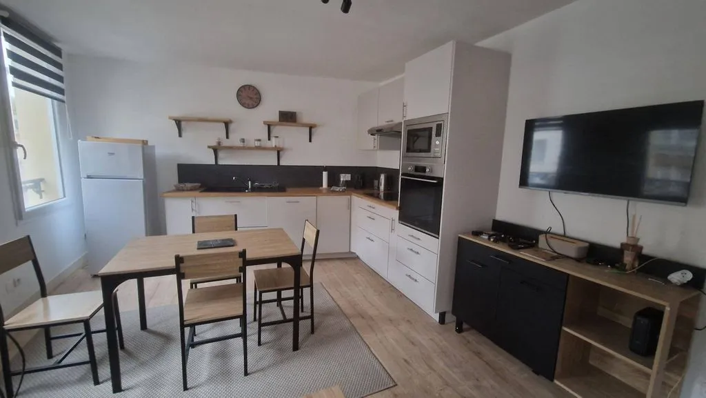 Cuisine - Immeuble Rénové avec Terrasse à Le Havre