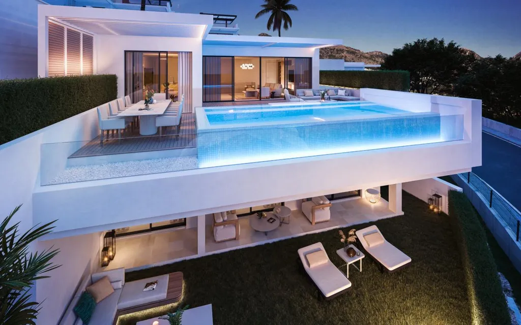 Piscine - Detached Villa with Sea Views in Benalmádena