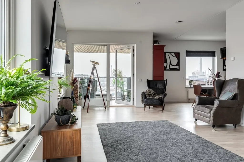 Soggiorno - Modern Flat with Sundown View in Helsingborg
