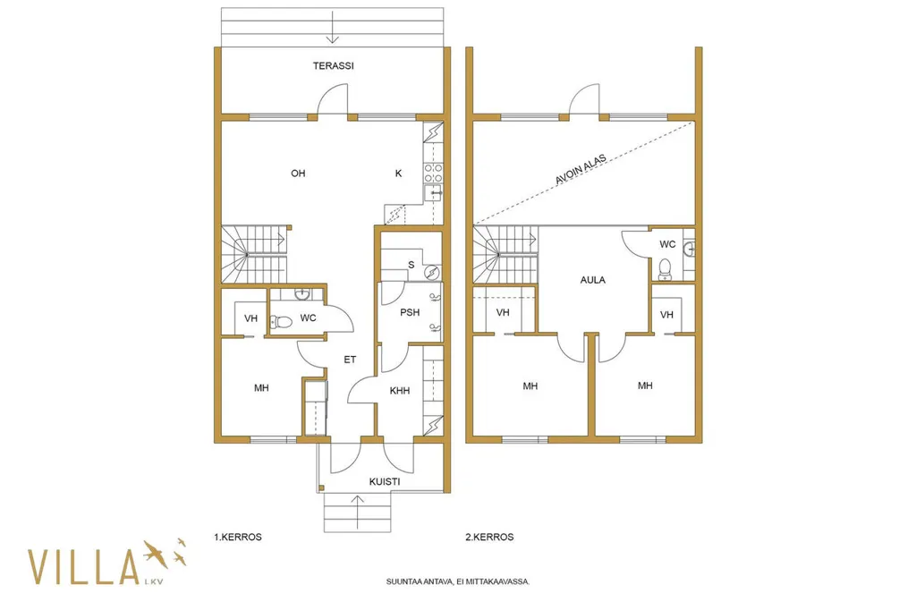 Plan - Modern Timber Villa in Lamminpää