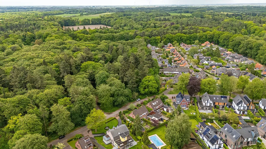 Vue aérienne - Modern Half-Detached House with Garden in Doorn