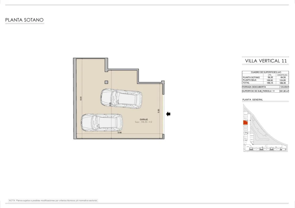 Plan - New-Build Villa with Sea View in Mar de Pulpí