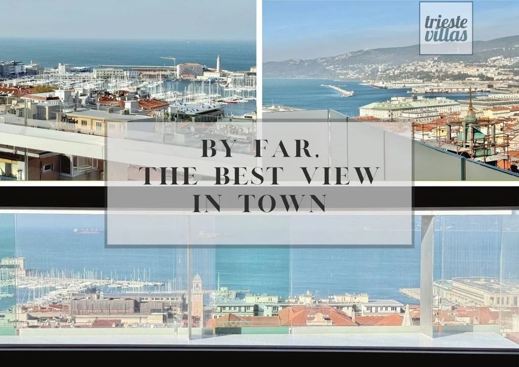 Balcon - Penthouse with Panoramic View in Trieste