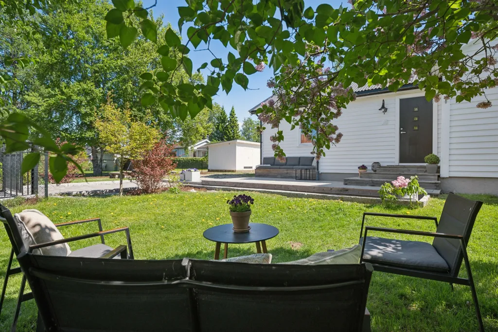 Jardin - Modern Bungalow with Garden in Spikkestad