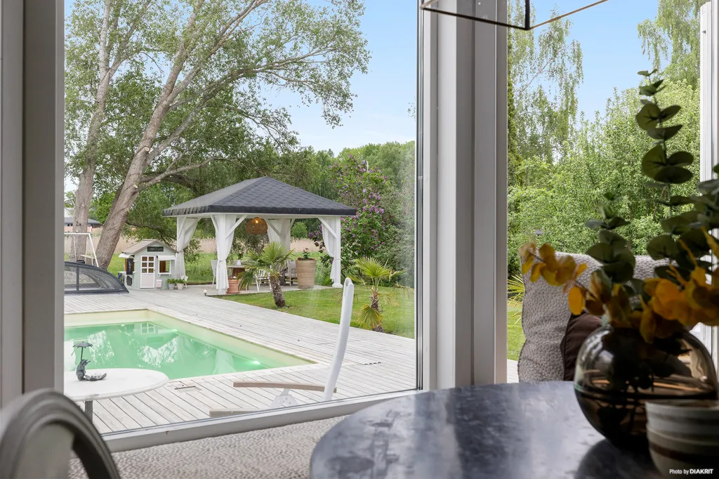Piscine - Villa with Pool in Stenhamra
