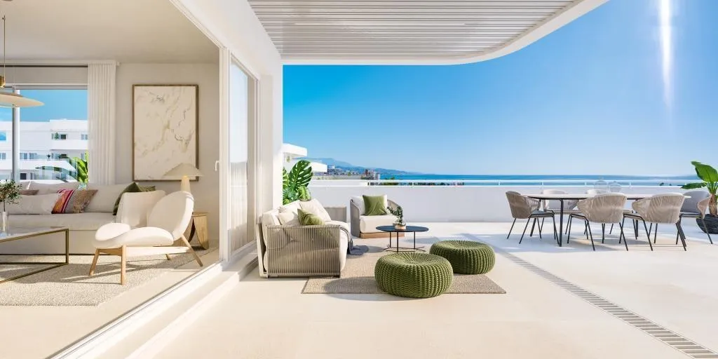 Terrass - Apartment with Sea View in Torre del Mar