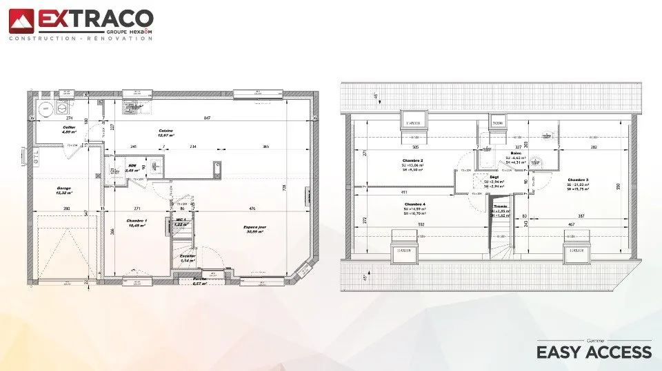 Floor Plan - New Build House with Garden in Gaillon
