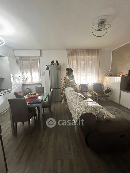 Séjour - Rusticated Trilocale with Parking in Crema