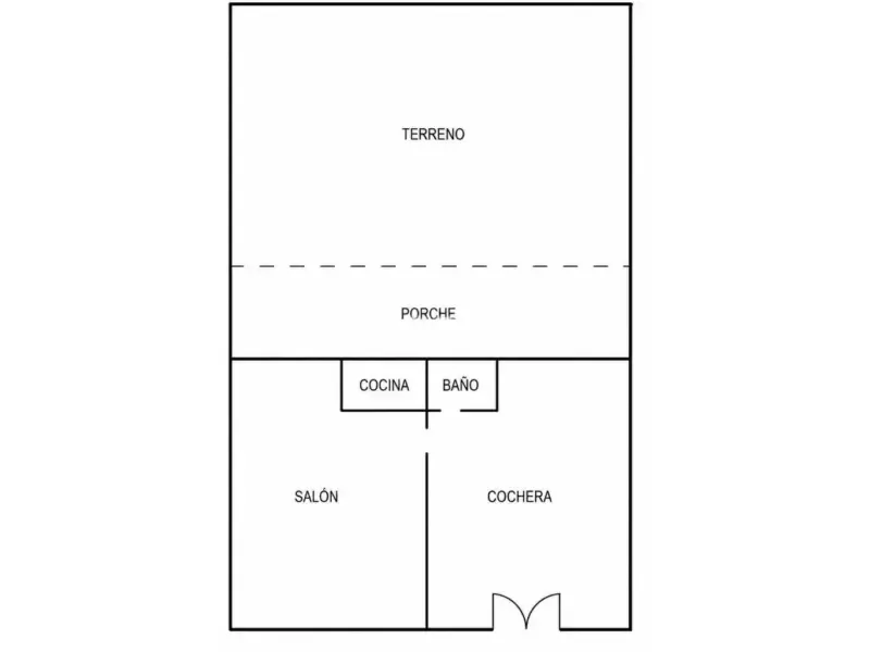 Plan - Rustic House with Pool in El Campillo