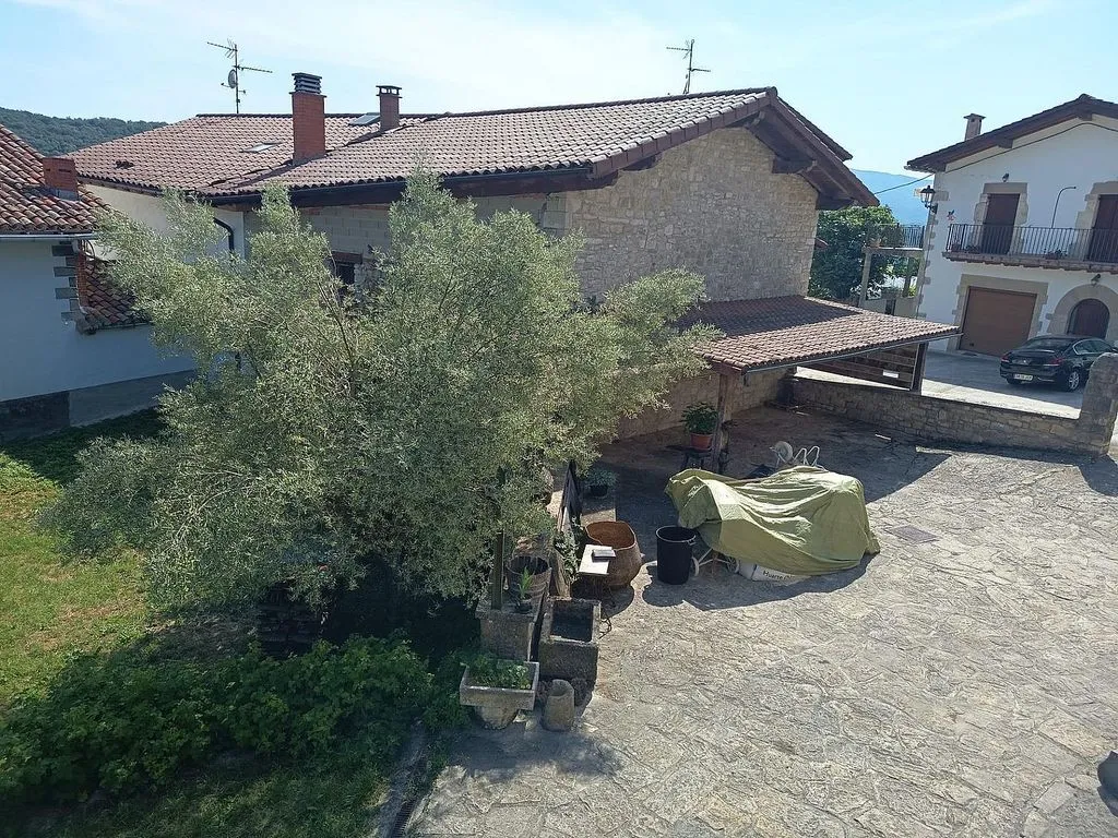 Aerial - Palatial House with Garden in Larumbe