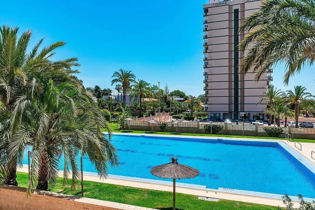 Pool - Apartment with Sea View in Aguadulce