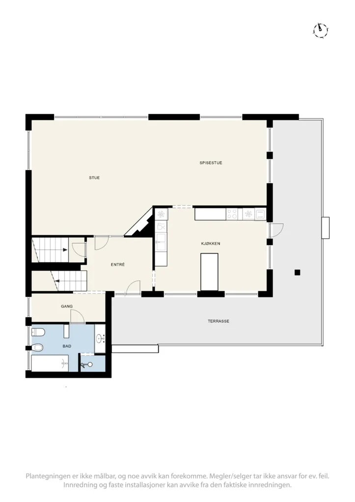 Plan - Panoramic House with Naust by Hafrsfjord, Sørnes