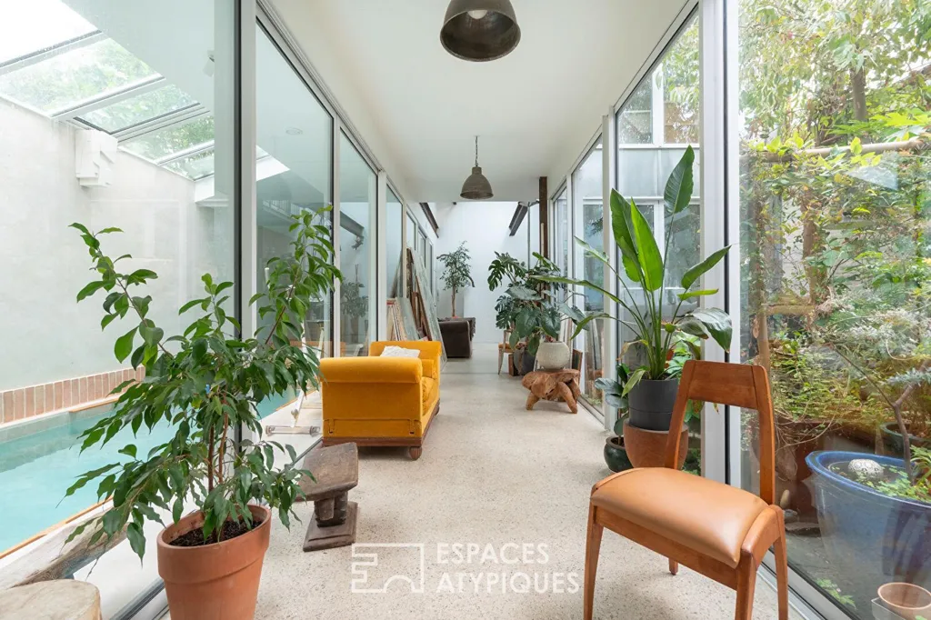Terrass - Loft with Indoor Pool in Charentonneau