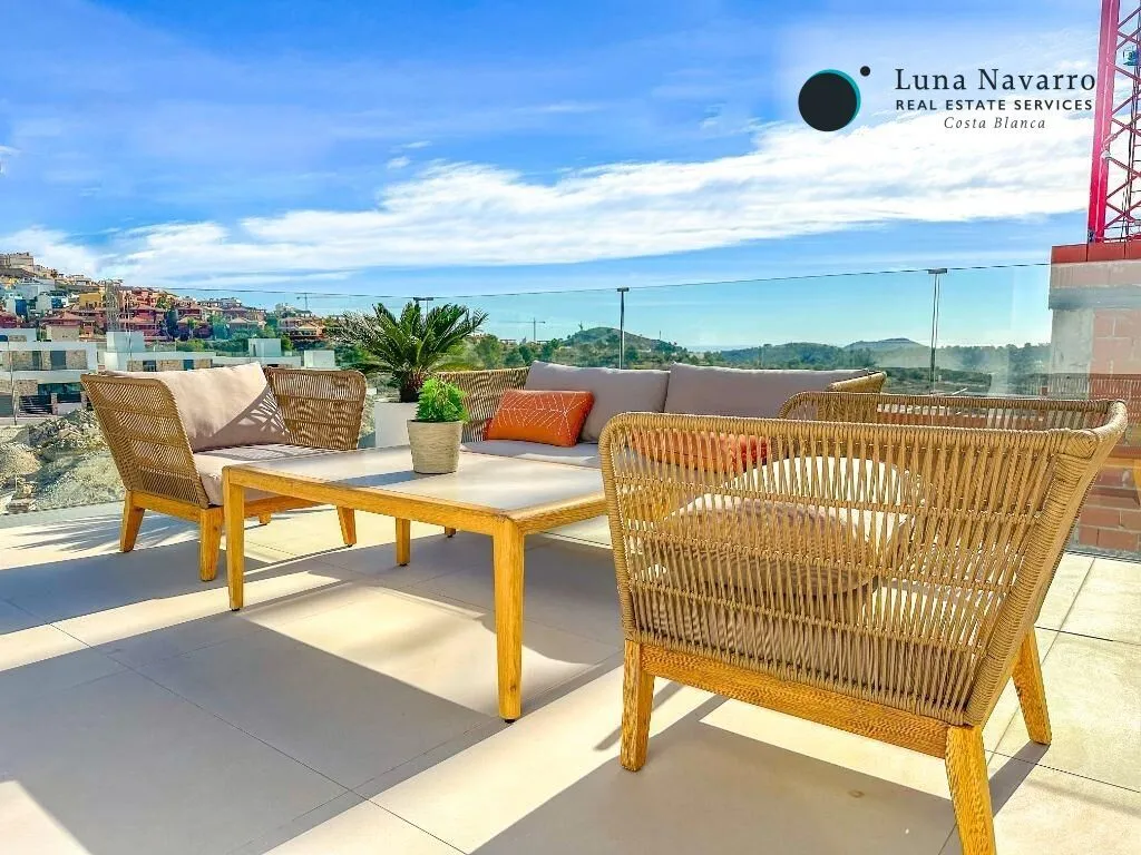 Terrace - Modern Villa with Sea View in Finestrat