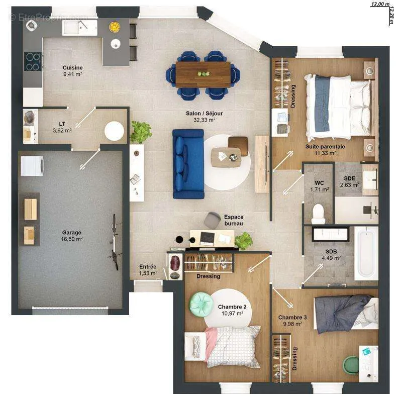 Maison 5 pièces à Bretteville-L'orgueilleuse