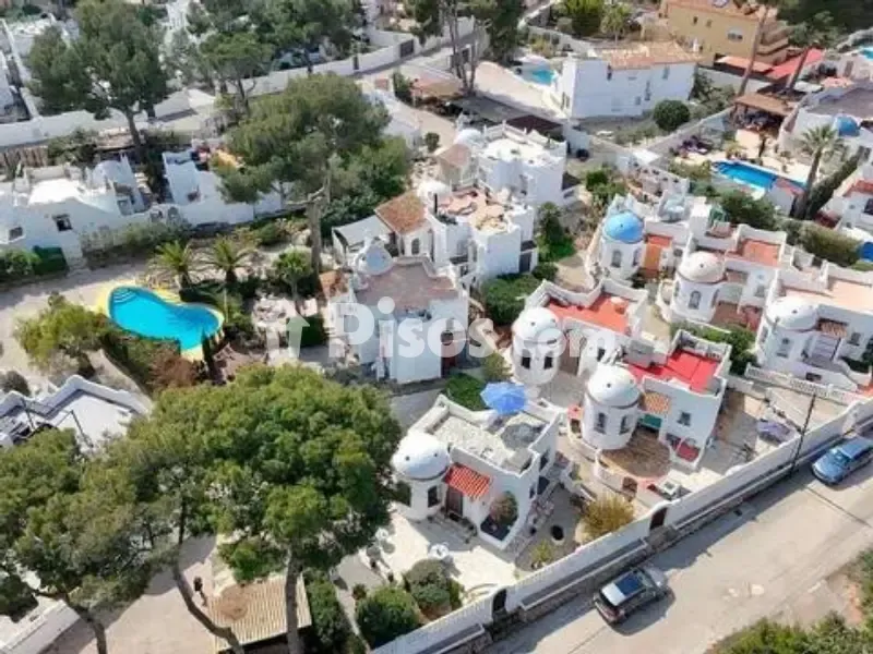 Aerial - Morisco-Style Bungalow with Pool in Cap Blanc, Moraira