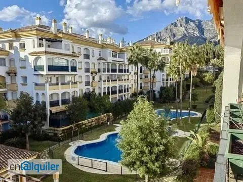 Balcony - Apartment with Pool on Bulevar Ashmawi, Marbella