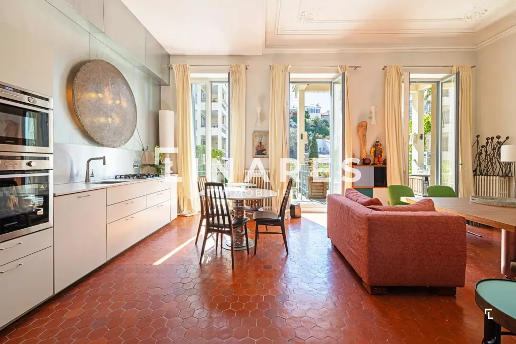 Köök - Apartment with Terrace in Marseille 6ème