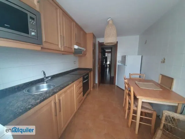 Kitchen - Furnished Flat with Terrace in Fonteculler