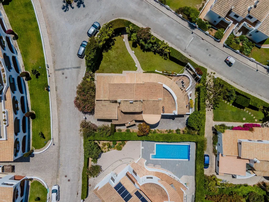 Aerial - Sea View Villa with Pool in Alvor