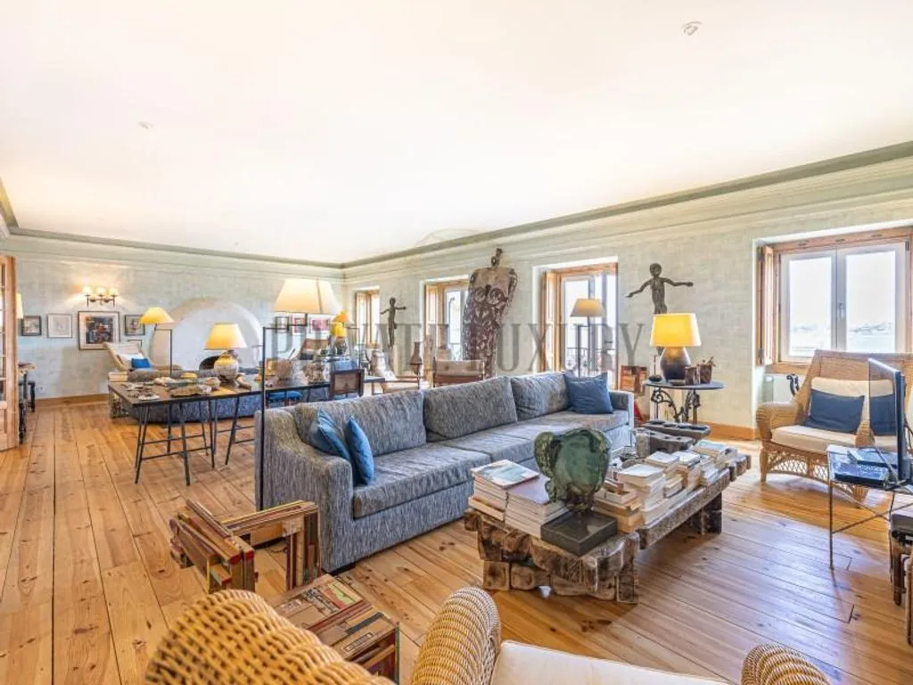 Salón - Pombaline Penthouse with Historic View in Lisbon