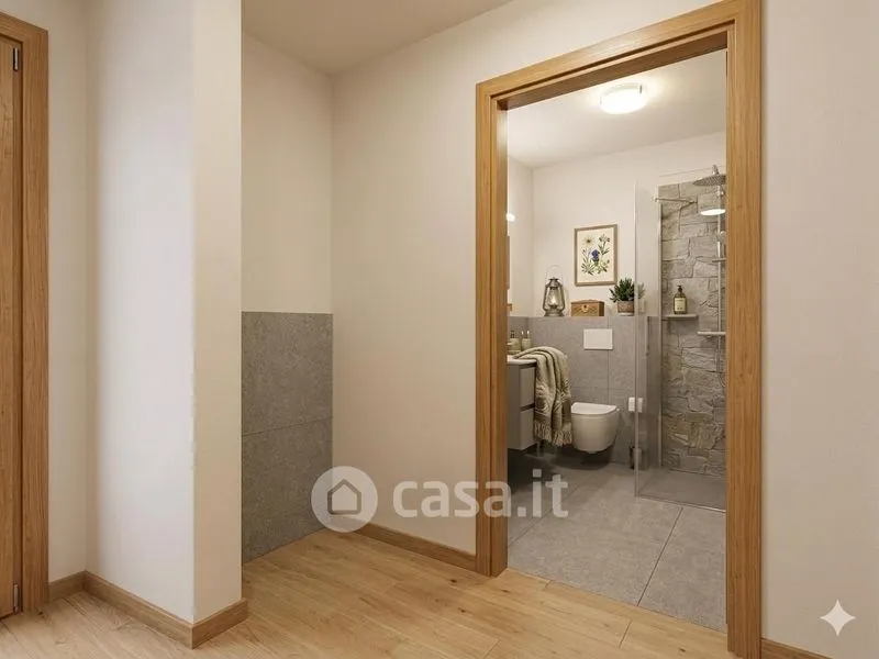 Salles de bain - Studio Flat with Terrace in Sestriere