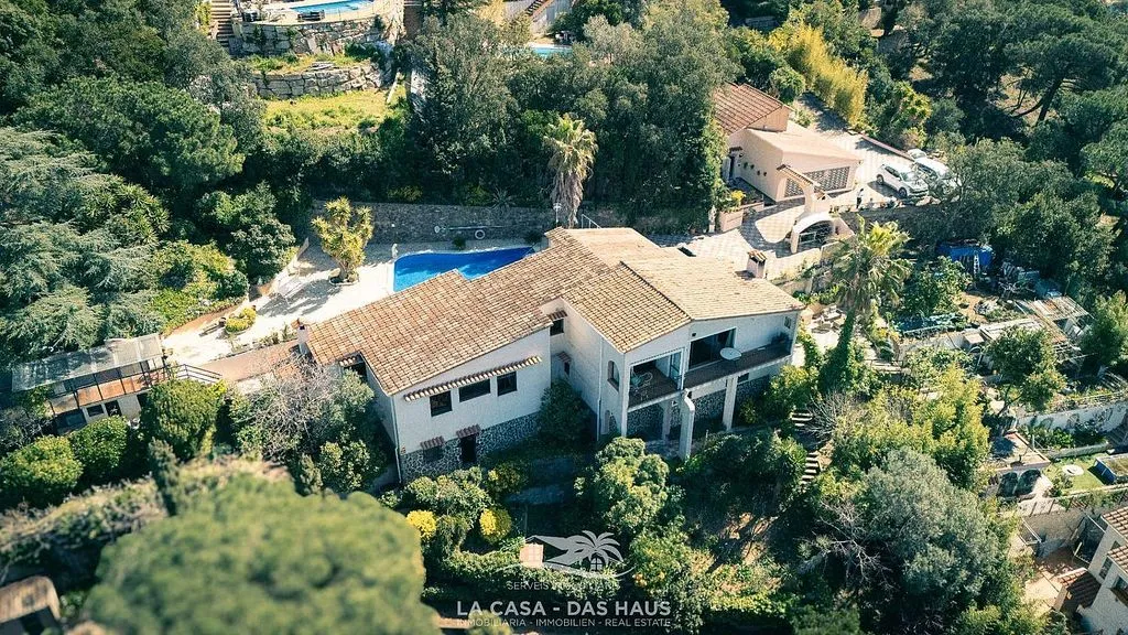 Vue aérienne - Chalet with Sea View and Pool in Serra Brava
