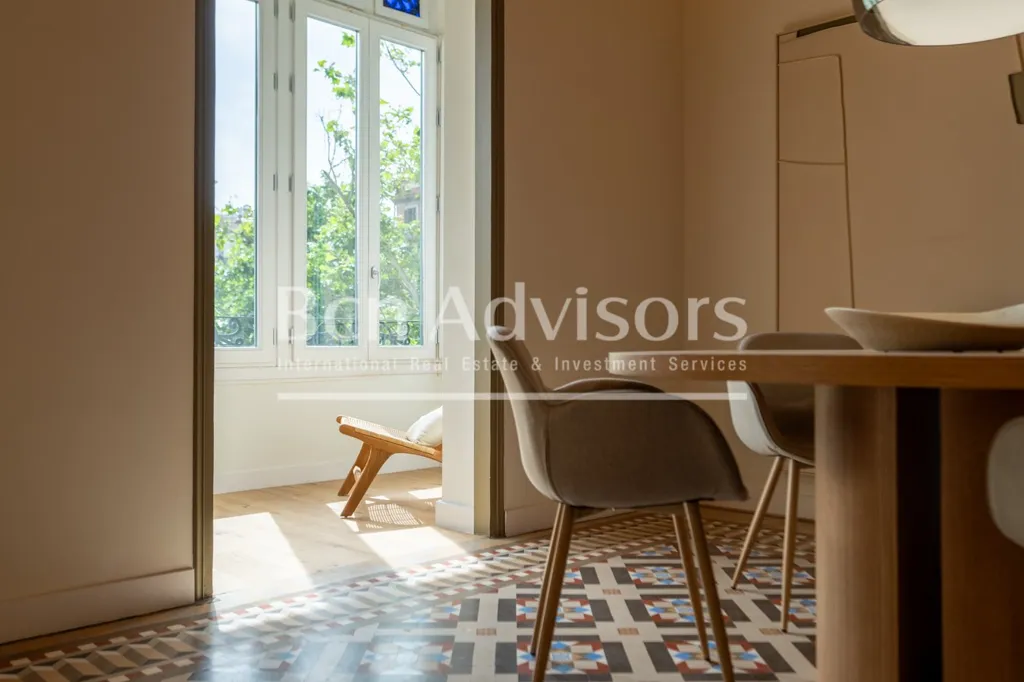 Söögituba - Refurbished Apartment with Original Features in Eixample