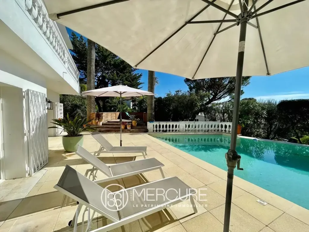 Piscina - Villa with Panoramic View near Shops in Le Cannet