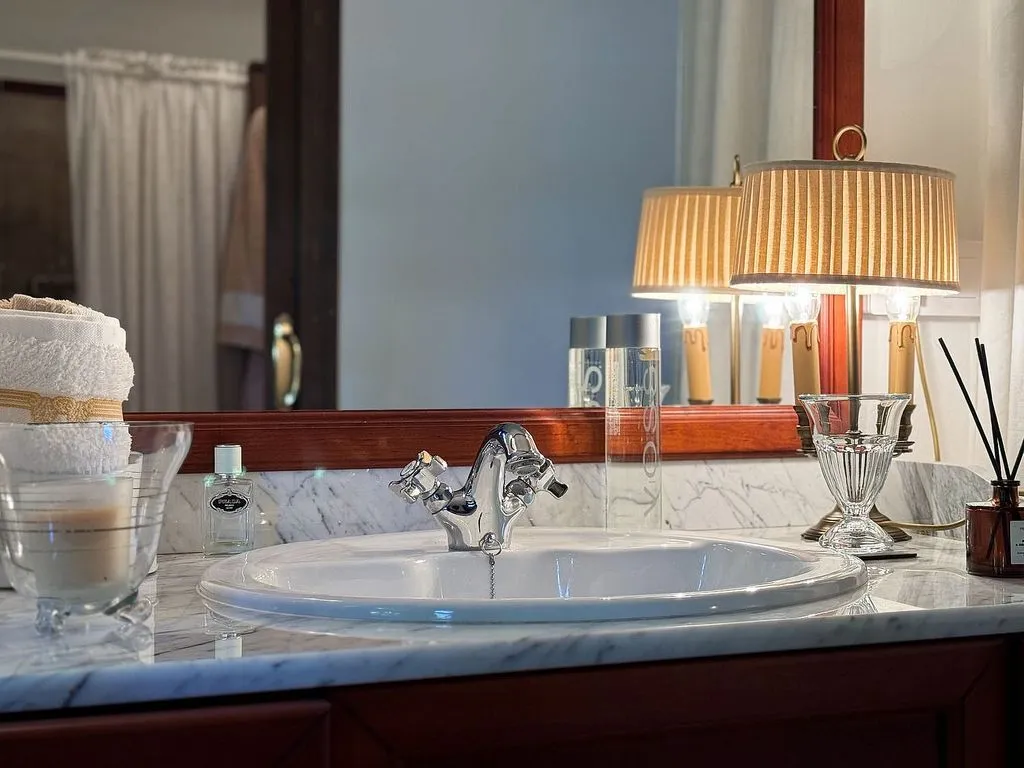 Badezimmer - Rural House with Garden in Lugás