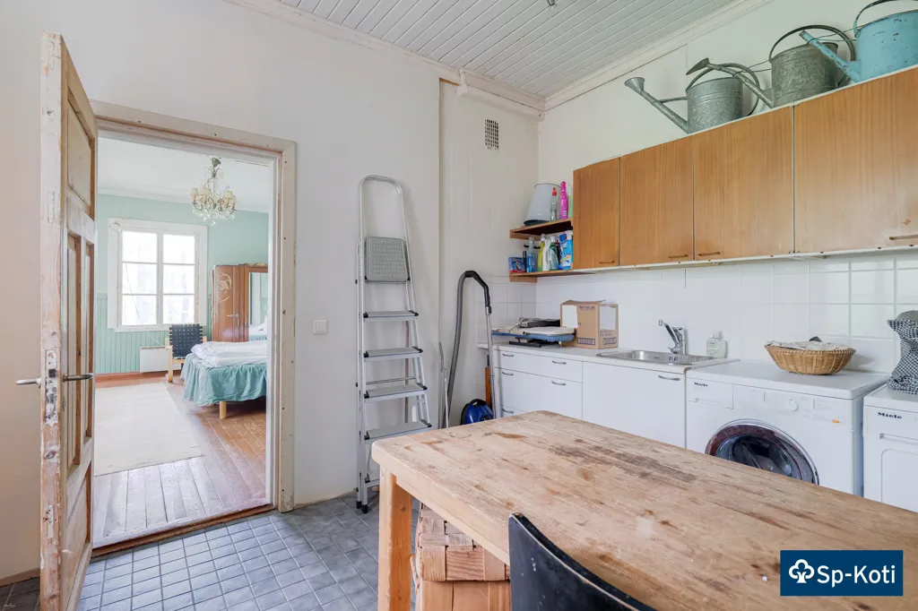 Cucina - Historic Timber House with Garden in Imatra